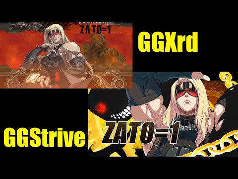 ZATO=1 - Guilty Gear Xrd vs Guilty Gear -Strive- Comparison