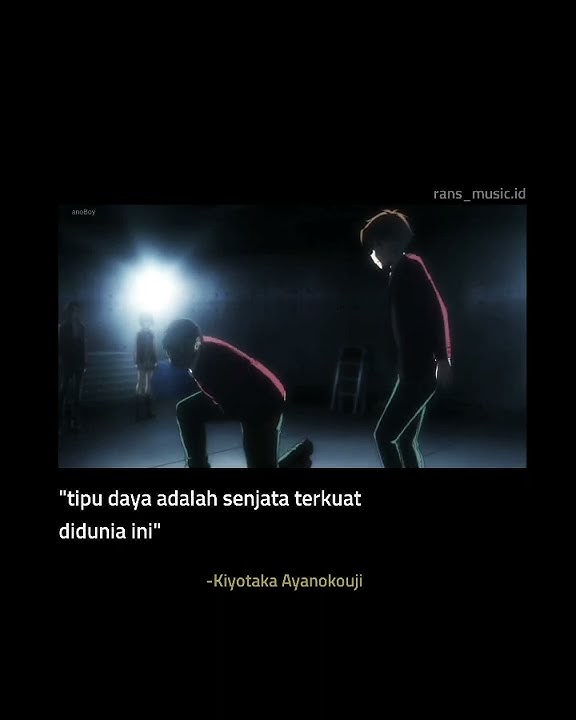 Story anime 30 detik Kiyotaka Ayanokouji, anime Classroom of the elite, lagu Neonblade