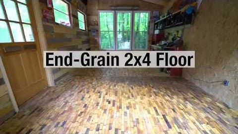 End Grain 2x4 Floor Timelapse