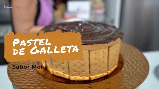 PASTEL 🎂 DE GALLETAS SABOR MOKA