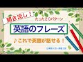 英語２０の基本パターン！聞き流し！日本語１回ネイティブ発音３回！一緒にリピート！