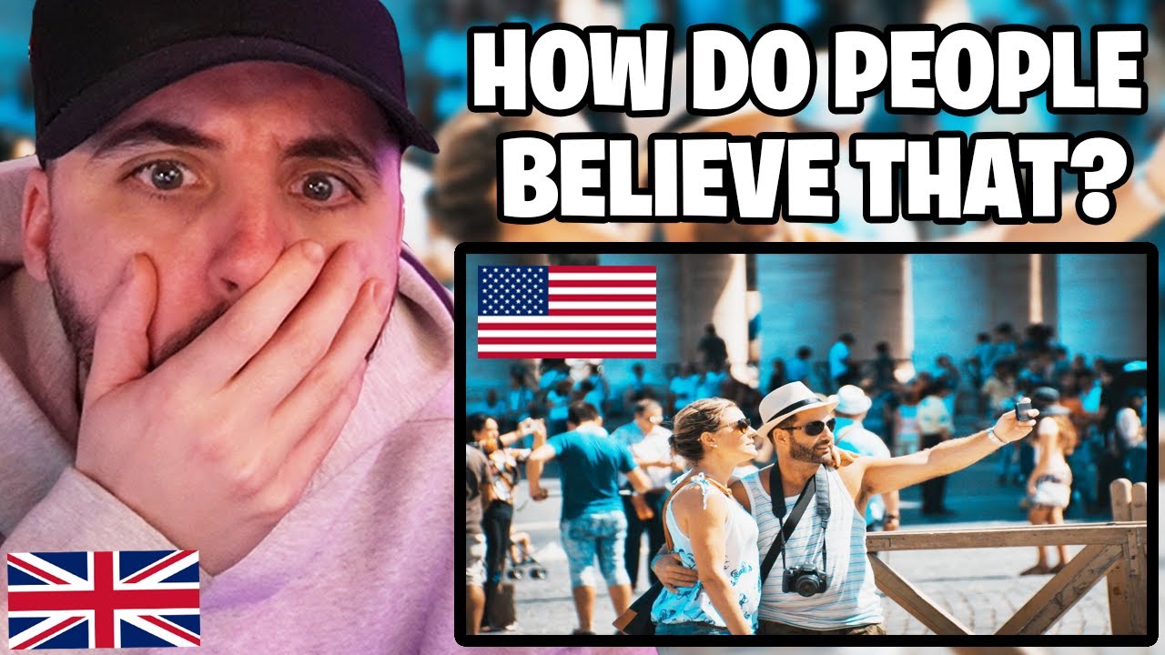 Brit Reacts to Common Stereotypes About Americans - YouTube