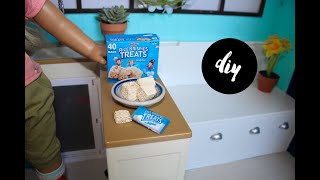 DIY Rice Krispies Treats for Dolls