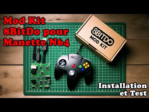 Mod Kit 8BitDo Bluetooth + Joystick pour Manette N64 : Installation et Test  