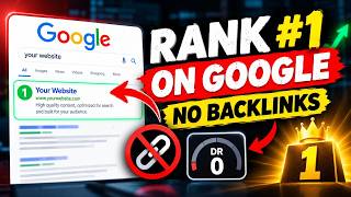 How to Rank a Website Without Backlinks: The Complete SearchGAP Method [DR 0 to Page 1]