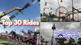 Top 30 Rides @ The Montgomery County Fair (Amusement Midway Providers)