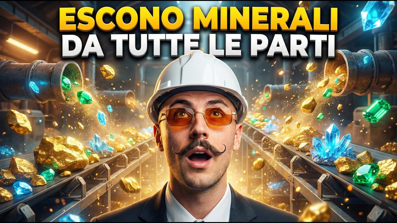 ESCONO MINERALI DA TUTTE LE PARTI - MineMogul E6