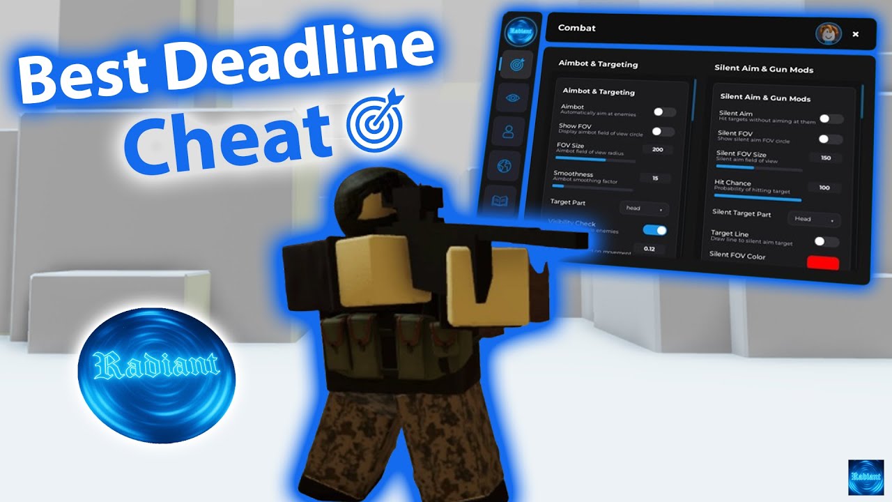 BEST DEADLINE SCRIPT FOR ROBLOX SILENT AIM GUN MODS YouTube 