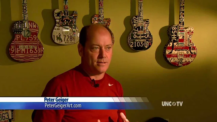 Peter Geiger License Plate Guitar Art on UNC-TV No...