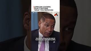 Full ‘Power can make you think you’re a demigod.’ Duma Boko on the dangers of power for leaders Guide