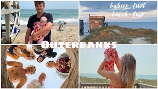 Babies first beach trip - outerbanks 2023