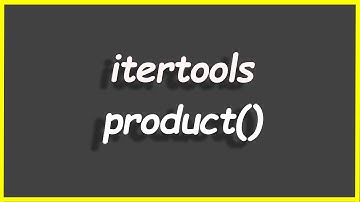 Python Programs #25: itertools.product()