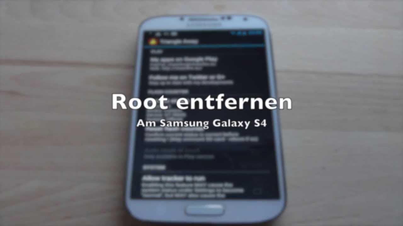 Root Rückgängig Root Rückgängig