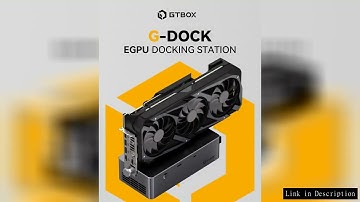 GTBOX G-DOCK EGPU Dock with OCulink USB4 Port?Built-in Huntkey 800W Power Supply for Gaming PC EGPU