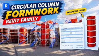 Circular Column Formwork Family in Revit 🏗