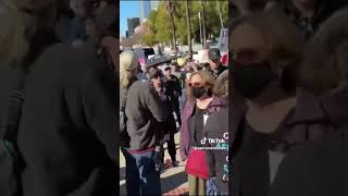 Hundreds protest Trump, Elon Musk at California Capitol