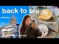 Uni vlog  new semester romanticising first day  edinburgh university