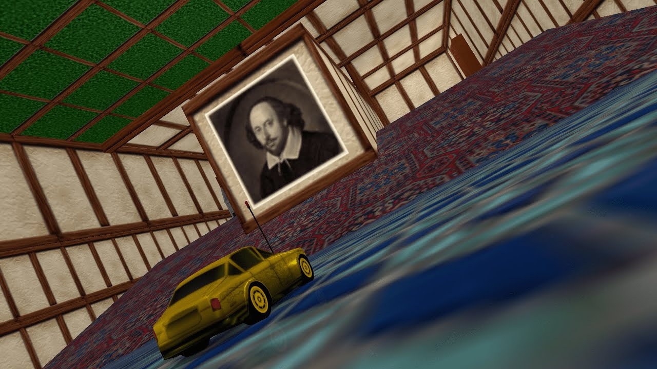 RVGL. Shakespeare Library by hilaire9. 530m, 4 laps. Car Artifact