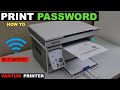 How To Find Password Of Any Pantum Printer ?