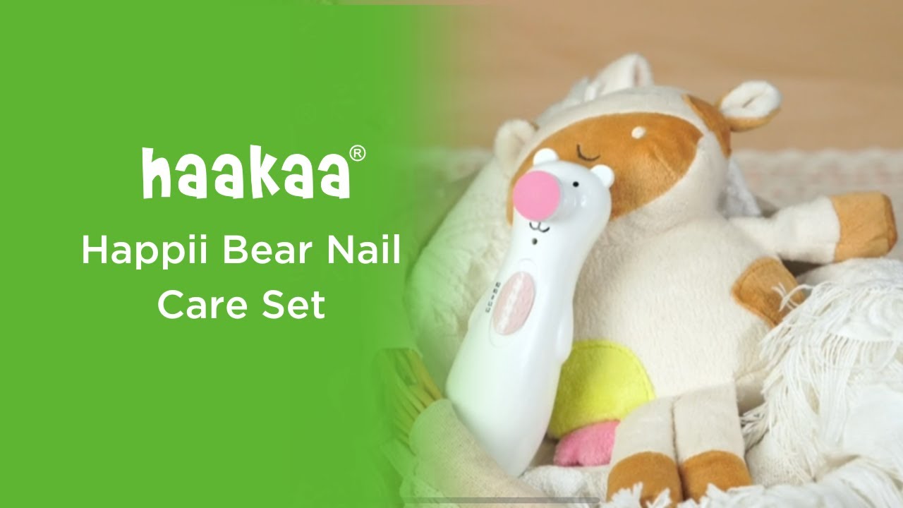 NEW Haakaa Happii Bear Nail Care Kit YouTube