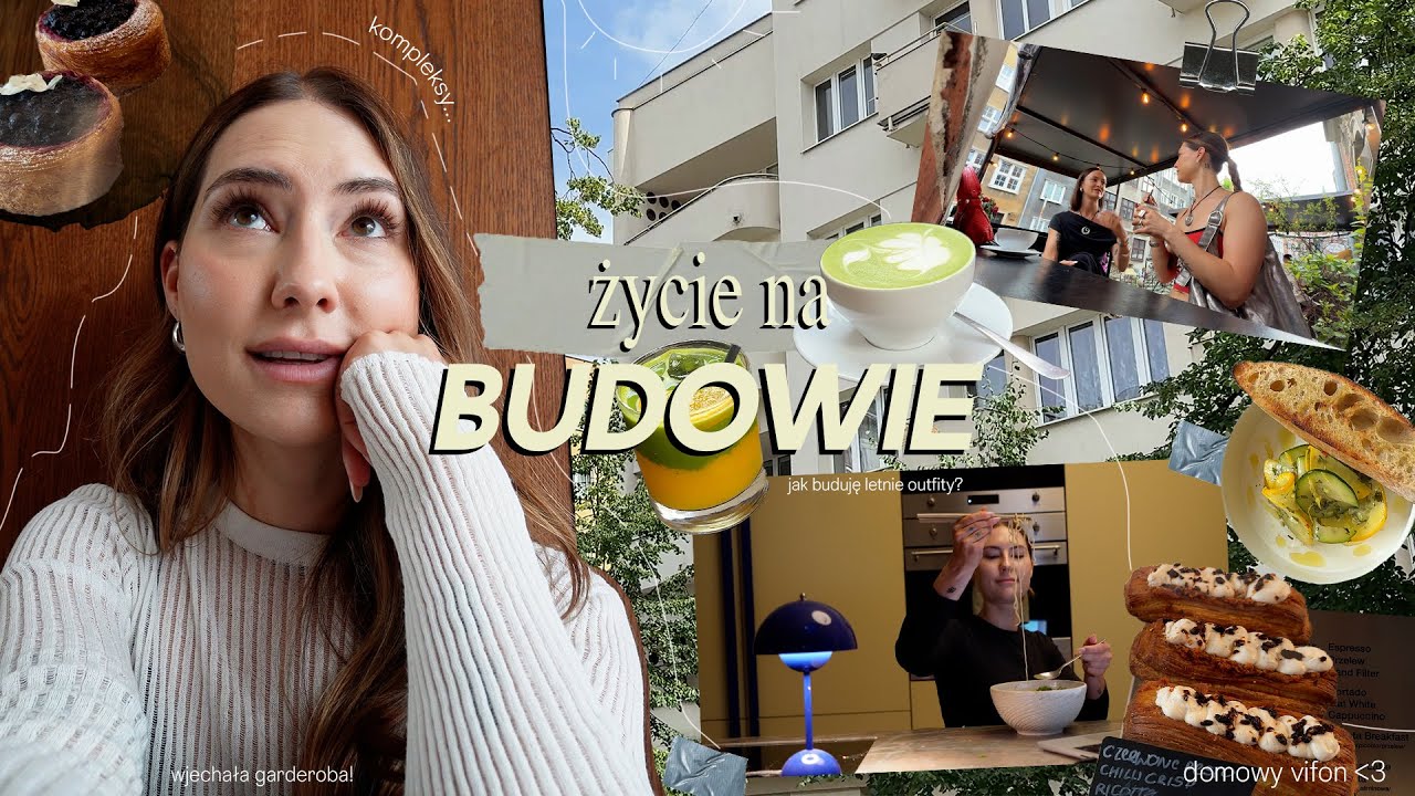 BUDOWLANY VLOG 🏠 jak buduję outfity / kompleks nóg / domowy vifon i grill / garderoba / slutty lato