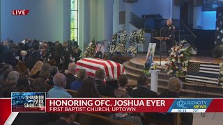 Services underway for fallen CMPD Officer Eyer