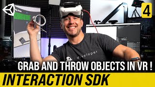 How To Grab And Throw Objects In VR - Interaction SDK #4 Wealth