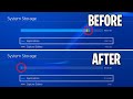 How to GET MORE STORAGE ON PS4 (3 BEST METHODS)