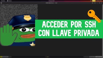Acceder por SSH con llave privada 🔑