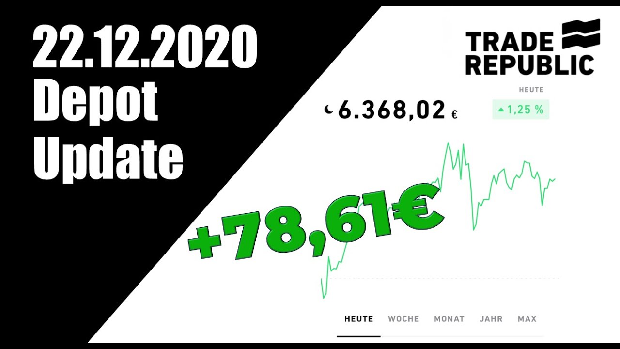 +78,61€ Mein TRADE REPUBLIC Depot vom 22.12.2020 💰🤑 (tägliches