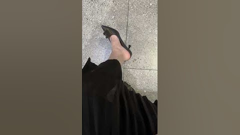 Thumbnail of It’s so hot today, and my stockings are all damp… #stockings #shoes #heels
