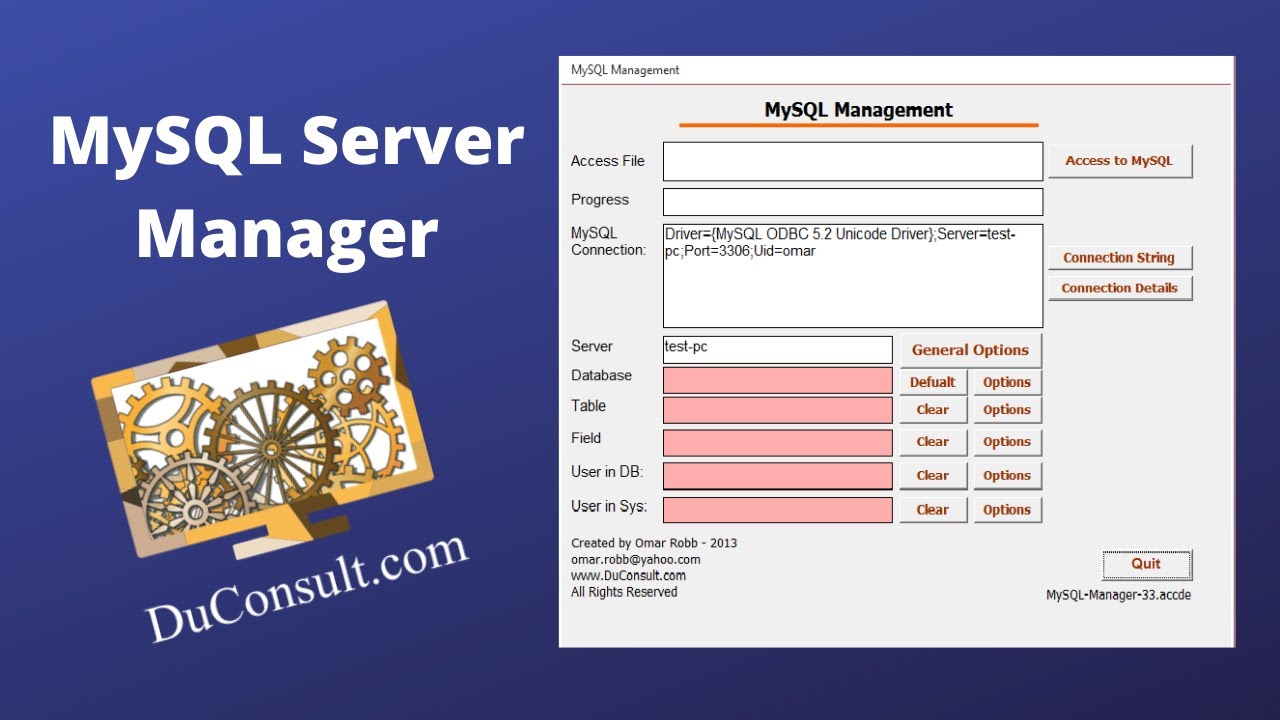 MySQL Server Manager - YouTube
