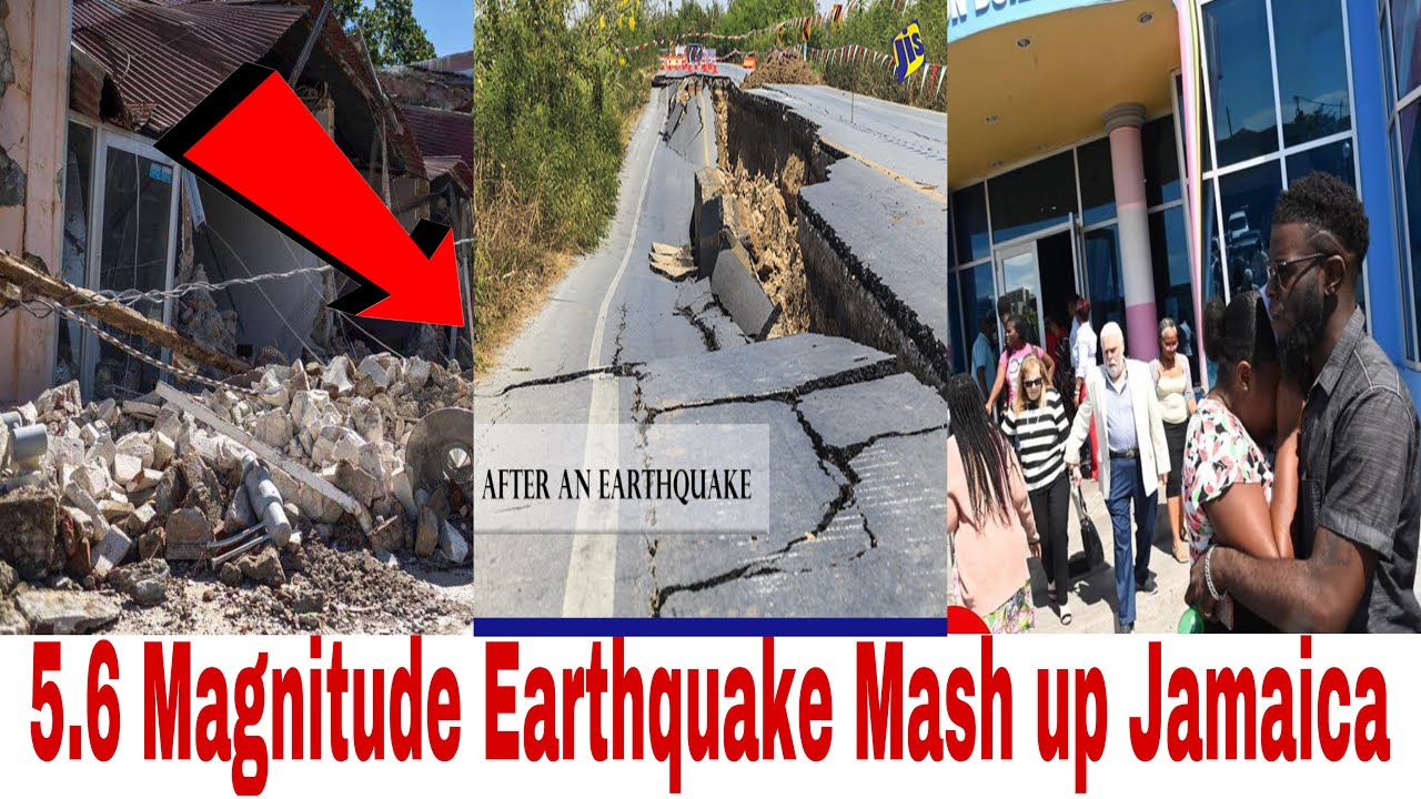 Live Footage EARTHQUAKE MASH UP JAMAICA October 30, 2023. - YouTube