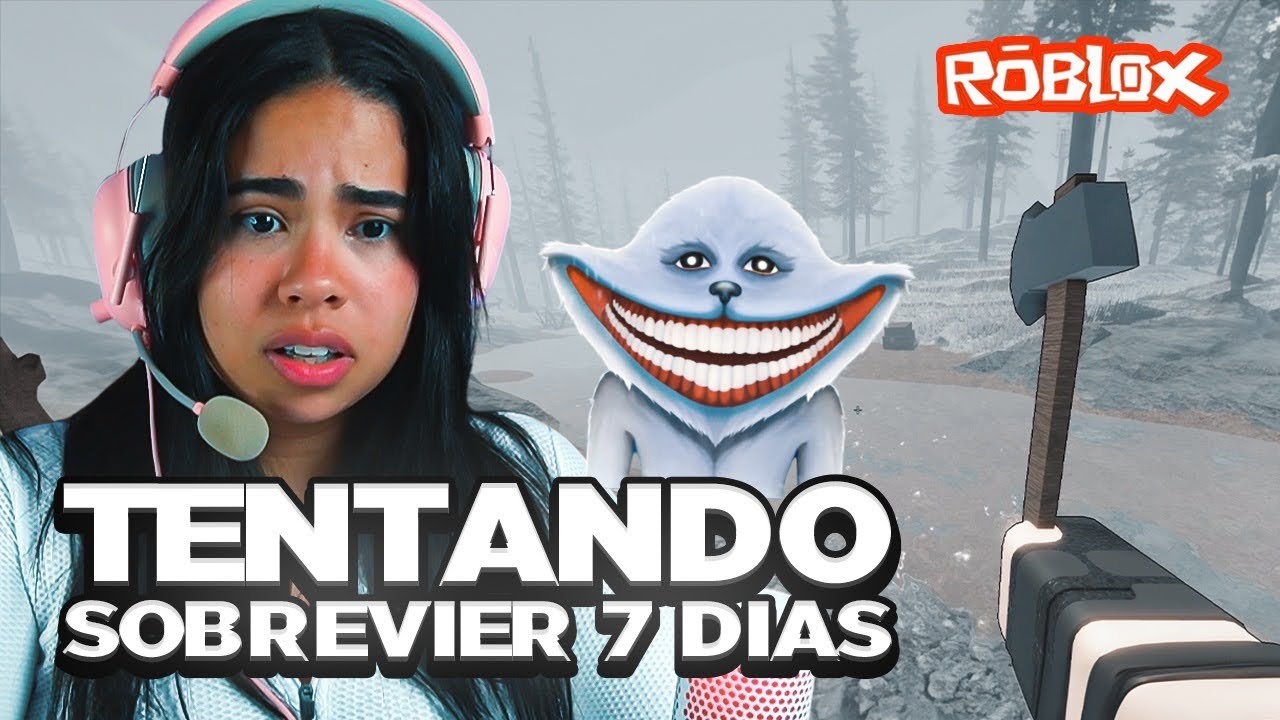 UM DIA TENTANDO SOBREVIVER NO FRIO INTENSO NO ROBLOX