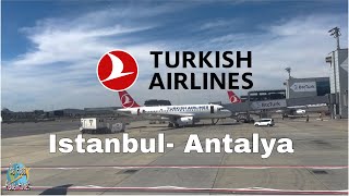 Turkish Airlines Flight Istanbul to Antalya