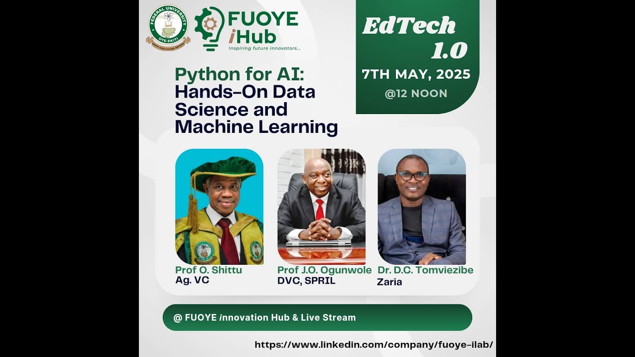 Python for AI: Hands-On Data Science and Machine Learning - YouTube