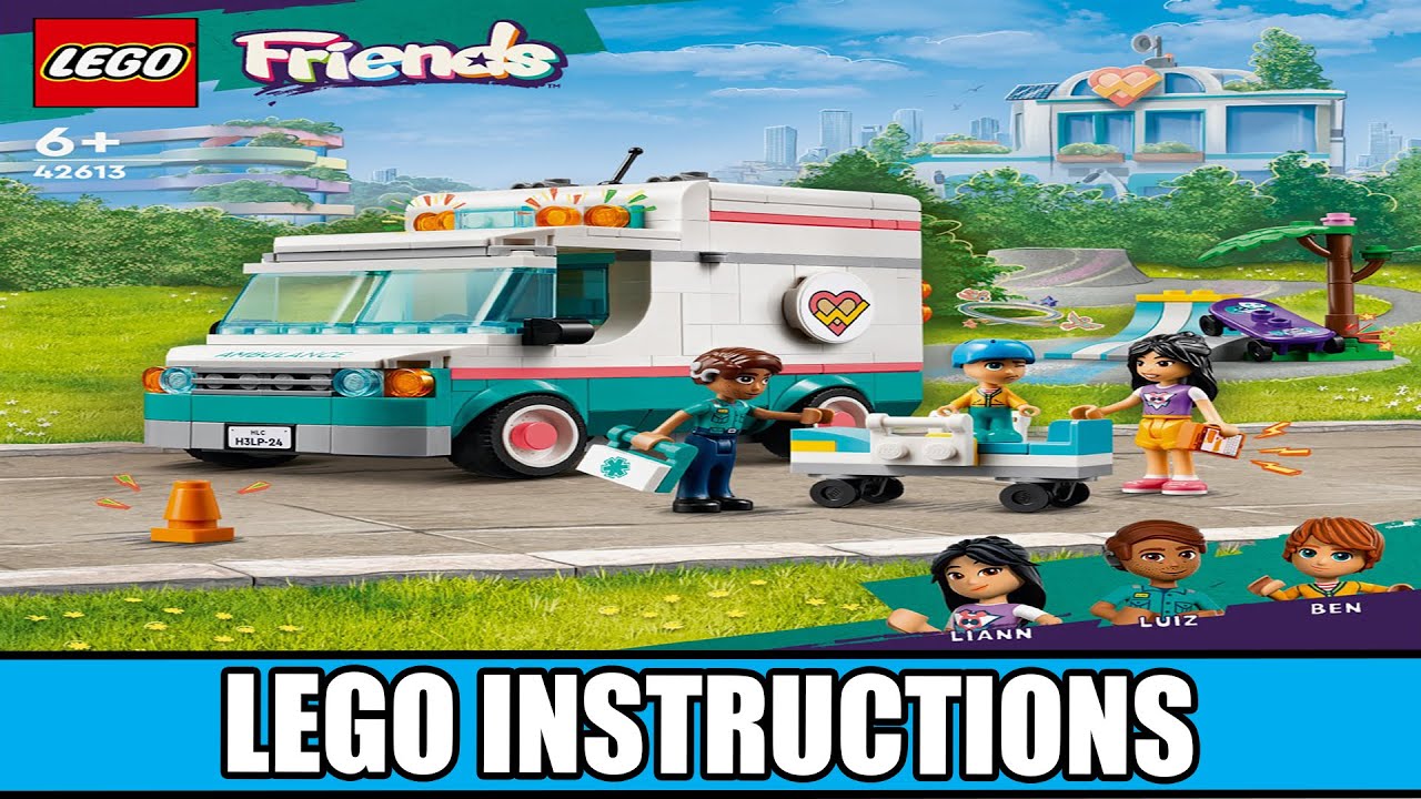 Friends - Heartlake City Hospital Ambulance LEGO instructions