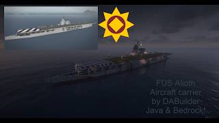 Roblox DEAD AHEAD FUS Alioth aircraft carrier in Minecraft Java and Bedrock