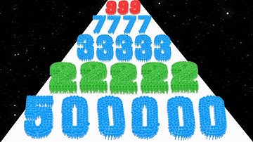 Crowd Number 3D vs Ladder Master - Level Up Number (Freeplay, Max Level) New Update