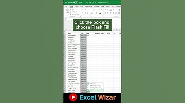 Master Flash Fill in Excel: Quick & Easy Tutorial for Efficiency Boost! #FlashFill #EfficiencyTips