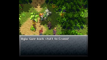 Chrono Trigger (SNES) - Forest Maze (65 million BC) - Talking to Kino