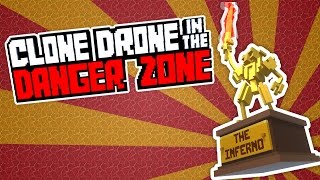 Unlocking Flame Breath and Inferno Challenge! - Clone Drone in the Danger Zone Gameplay