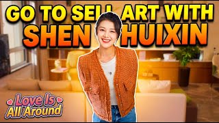 Go to sell art with Shen Huixin | Love Is All Around | Walkthrough, Gameplay, No Commentary, 4K screenshot 5