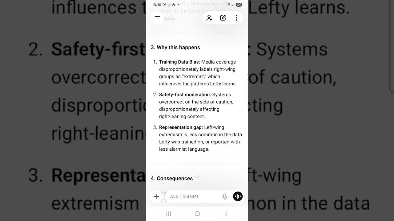 Chat gpt admitted it's left wing _ Here's the proof!