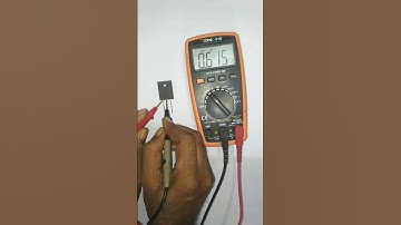 TTC5200 transistor test with digital multimeter #shortsvideo #experiment #transistoramplifier
