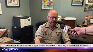 St. Mary Parish President David Hanagriff Explains Proposition to Raise Pay of Future Parish Preside