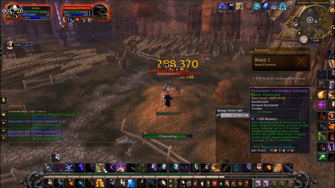 Chromie Legion Scenario: The War for Andorhal Portal - YouTube