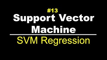 SVM Regression | Support Vector Machine | Lec 13