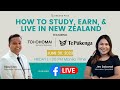 How to study earn  live in new zealand