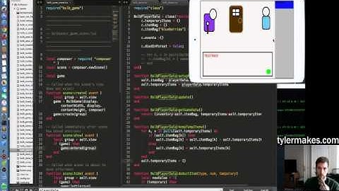 TylerMakes - Making a Game in Corona SDK Part 21